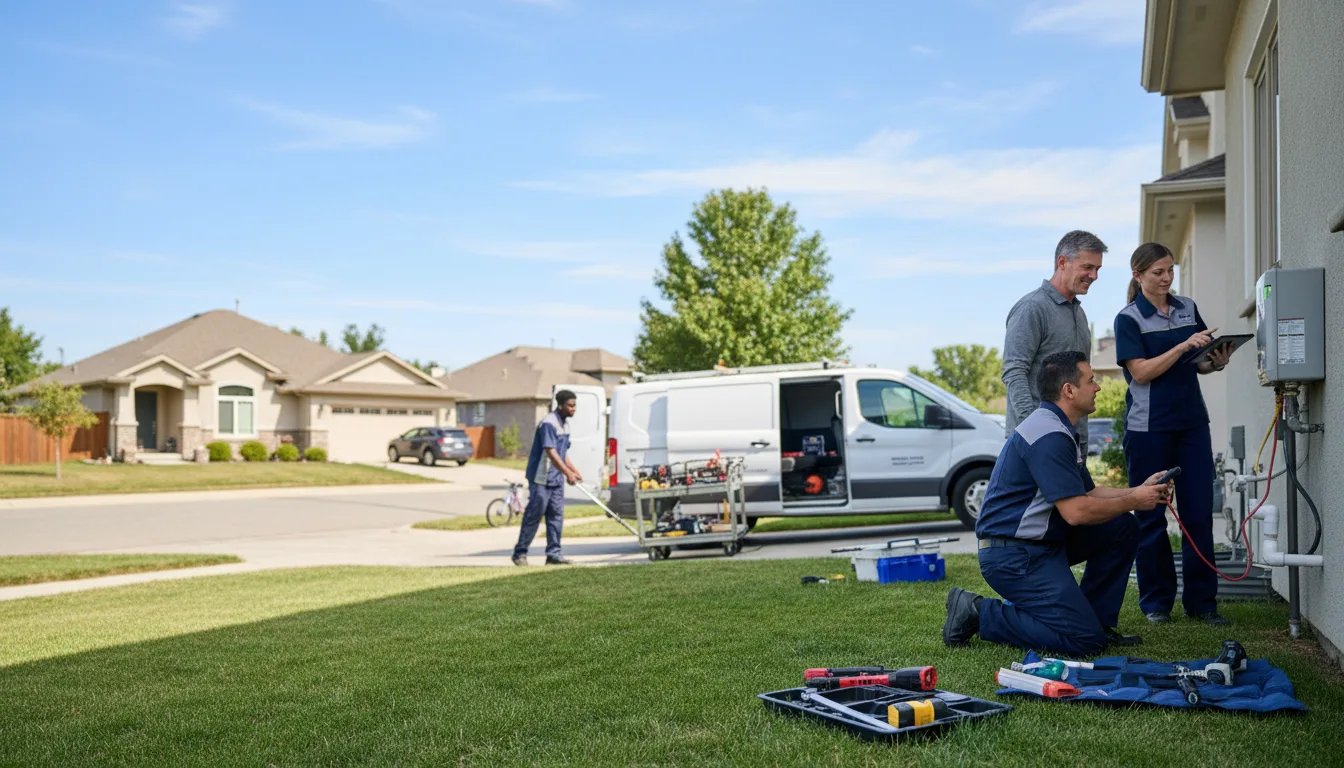 Tankless water heater service in Louisa, KY